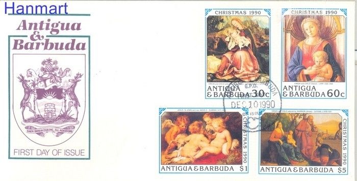 Znaczek Antigua i Barbuda 1990 Mi 1441 FDC