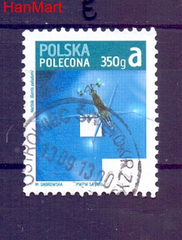 Znaczek Polska 2013 Stemplowane