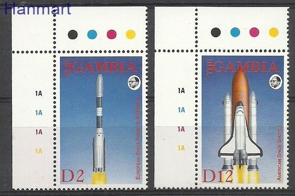 Znaczek Gambia 1993 Mi 1455-1456 Czyste **