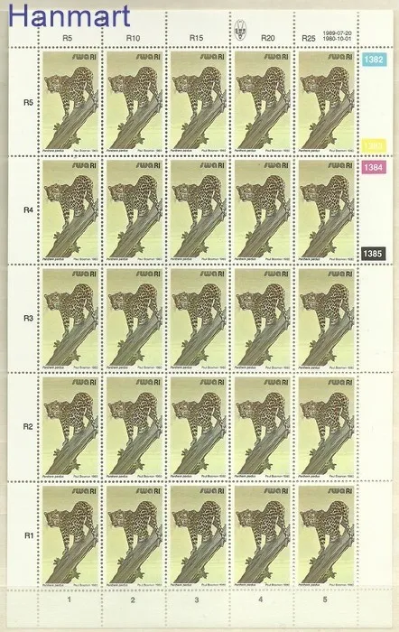 Znaczek Namibia 1980 Mi ark 491 Czyste **