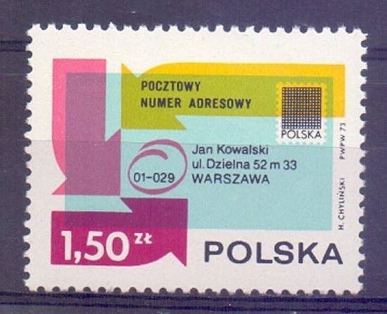 Znaczek Polska 1973 Mi 2246 Fi 2099 Czyste **