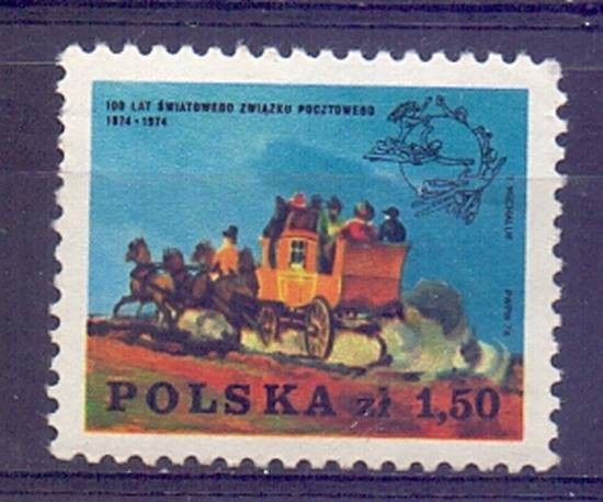 Znaczek Polska 1974 Mi 2308 Fi 2160 Czyste **