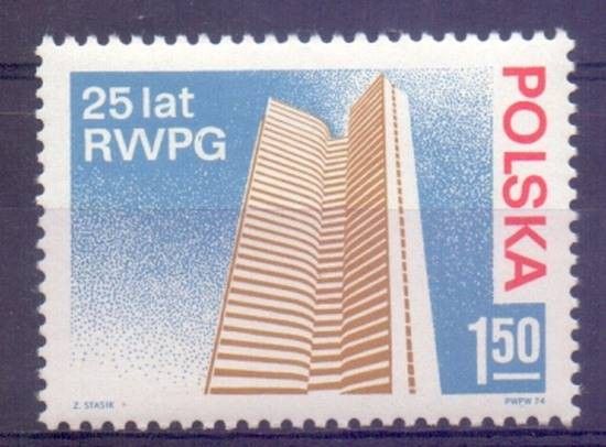 Znaczek Polska 1974 Mi 2314 Fi 2166 Czyste **