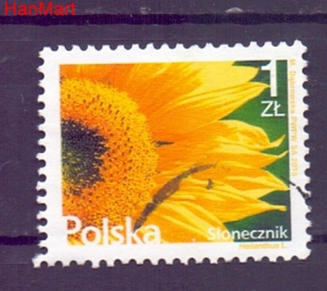 Znaczek Polska 2015 Stemplowane