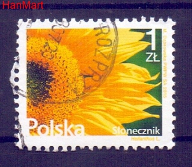 Znaczek Polska 2015 Stemplowane