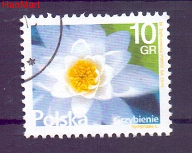 Znaczek Polska 2015 Stemplowane