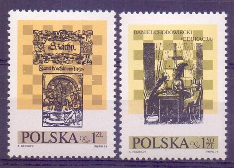 Znaczek Polska 1974 Mi 2322-2323 Fi 2175-2176 Czyste **