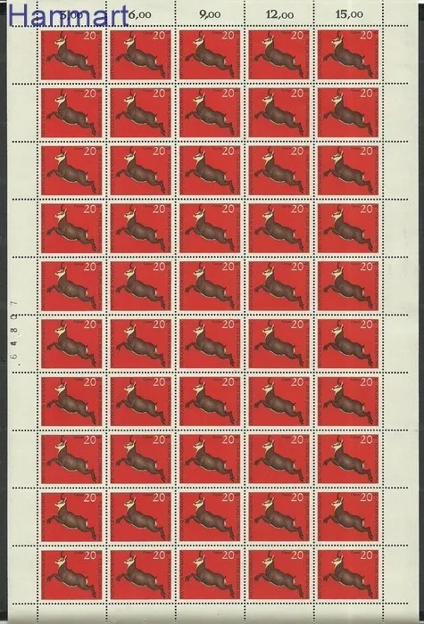 Znaczek Niemcy 1966 Mi 511-514 Czyste **