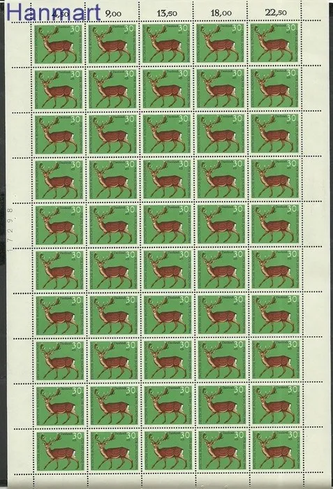 Znaczek Niemcy 1966 Mi 511-514 Czyste **