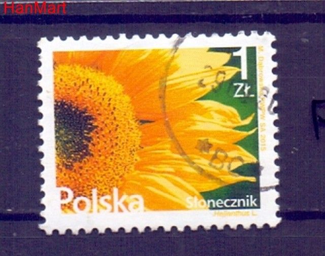 Znaczek Polska 2015 Stemplowane