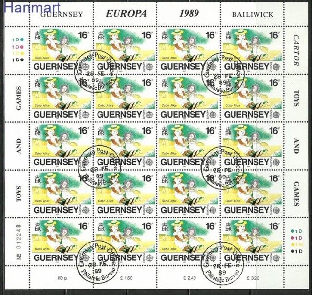 Znaczek Guernsey 1989 Mi 449-451 Stemplowane