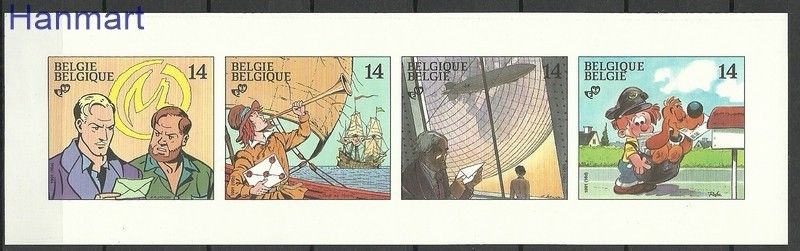 Znaczek Belgia 1991 Mi h-blatt 2480-2483B Czyste **