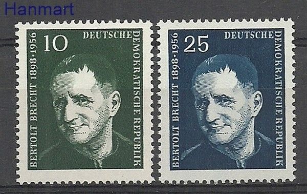 Znaczek NRD / DDR 1957 Mi 593-594 Czyste **