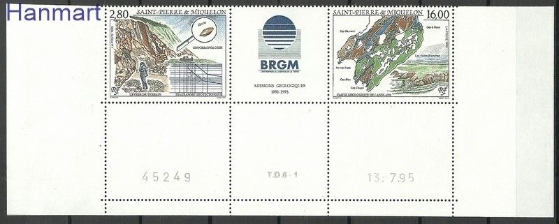 Znaczek Saint-Pierre i Miquelon 1995 Mi zf 697-698 Czyste **