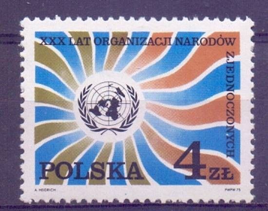 Znaczek Polska 1975 Mi 2390 Fi 2243 Czyste **