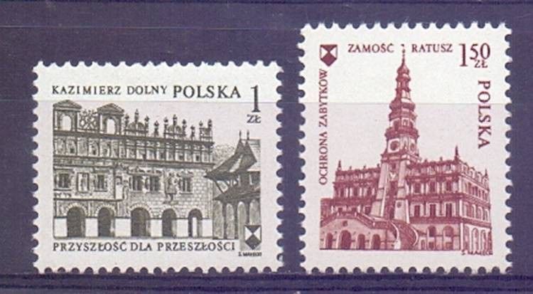 Znaczek Polska 1975 Mi 2413-2414 Fi 2266-2267 Czyste **