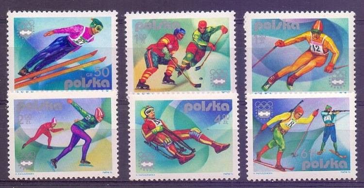Znaczek Polska 1976 Mi 2421-2426 Fi 2274-2279 Czyste **