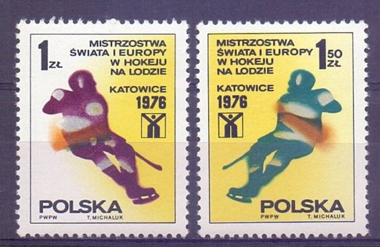 Znaczek Polska 1976 Mi 2439-2440 Fi 2292-2293 Czyste **