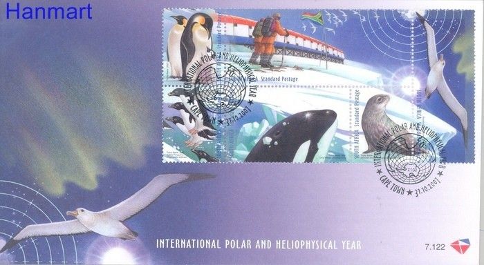 Znaczek Republika Południowej Afryki 2007 Mi bl 112 FDC