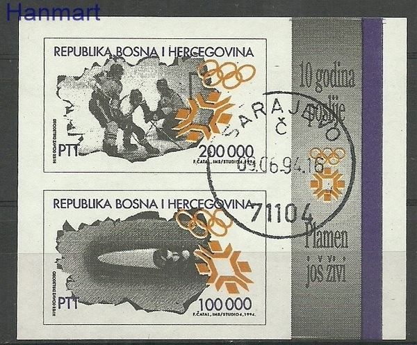 Znaczek Bośnia i Hercegowina 1994 Mi bl 1 Stemplowane