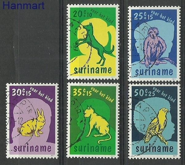 Znaczek Surinam 1977 Stemplowane