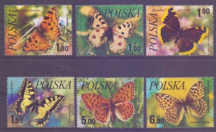 Znaczek Polska 1977 Mi 2516-2521 Fi 2369-2374 Czyste **