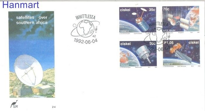Znaczek Ciskei 1992 Mi 215-218 FDC