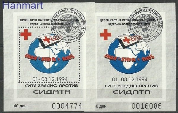 Znaczek Macedonia 1994 Stemplowane
