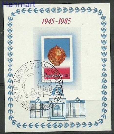 Znaczek Jugosławia 1985 Mi bl 27 Stemplowane