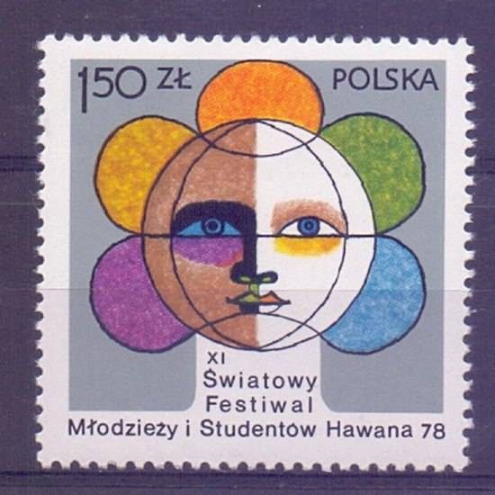 Znaczek Polska 1978 Mi 2565 Fi 2418 Czyste **