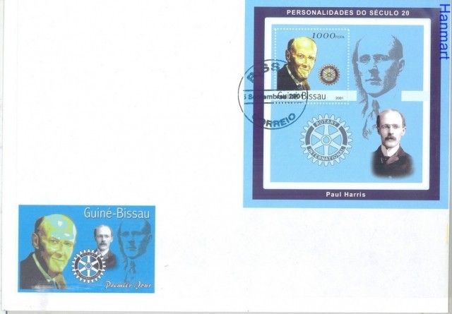 Znaczek Gwinea Bissau 2001 Mi ark 1967 FDC