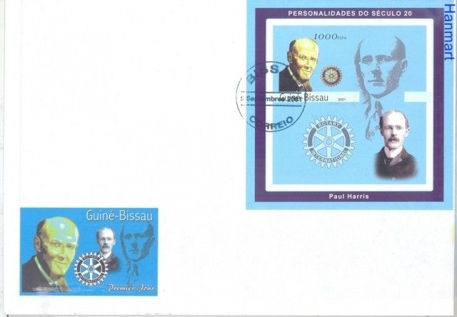 Znaczek Gwinea Bissau 2001 FDC