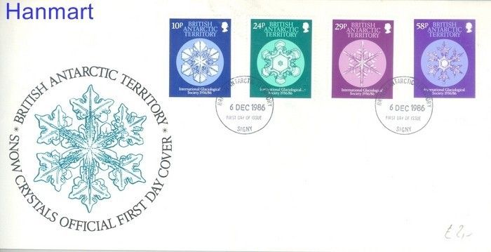 Znaczek Brytyjskie Terytorium Antarktyczne 1984 Mi 136-139 FDC
