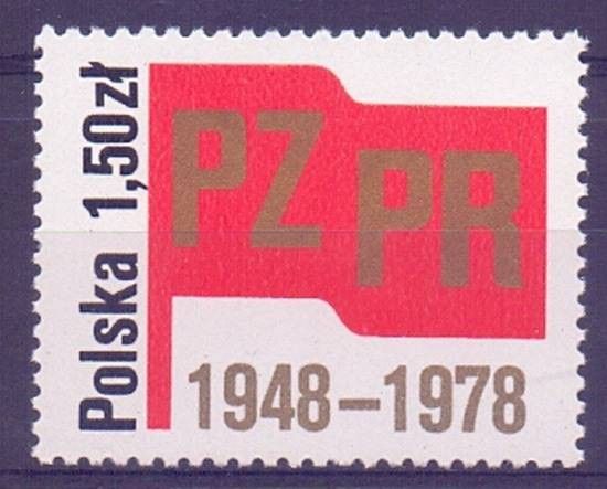 Znaczek Polska 1978 Mi 2597 Fi 2450 Czyste **