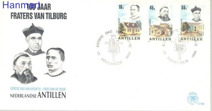 Znaczek Antyle Holenderskie 1986 FDC