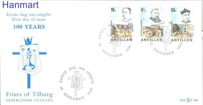 Znaczek Antyle Holenderskie 1986 FDC
