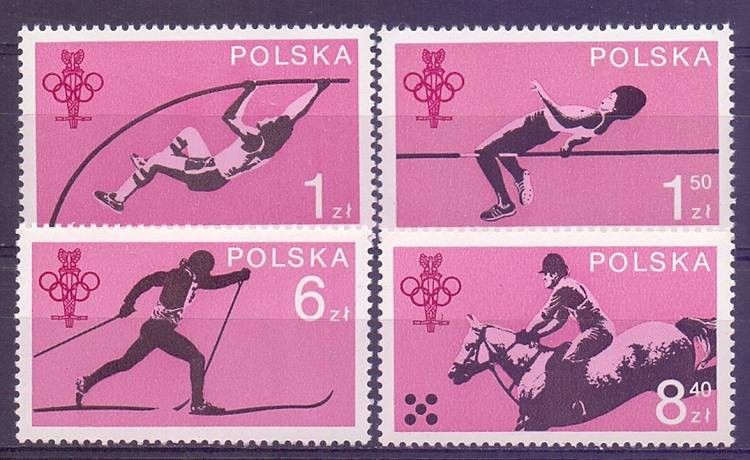 Znaczek Polska 1979 Mi 2612-2615 Fi 2465-2468 Czyste **