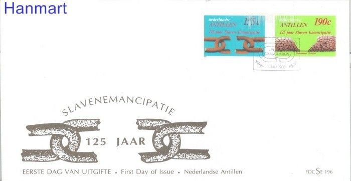 Znaczek Antyle Holenderskie 1988 FDC