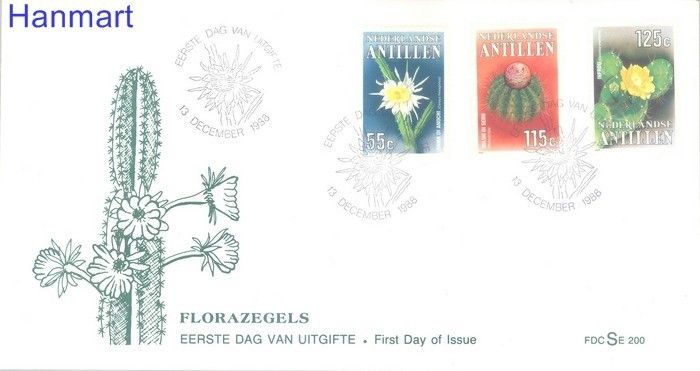 Znaczek Antyle Holenderskie 1988 FDC