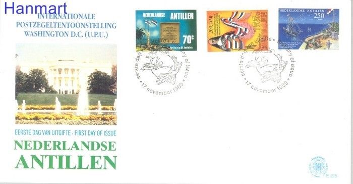 Znaczek Antyle Holenderskie 1989 Mi 671-673 FDC