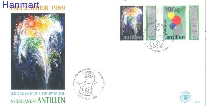 Znaczek Antyle Holenderskie 1989 Mi 674-675 FDC