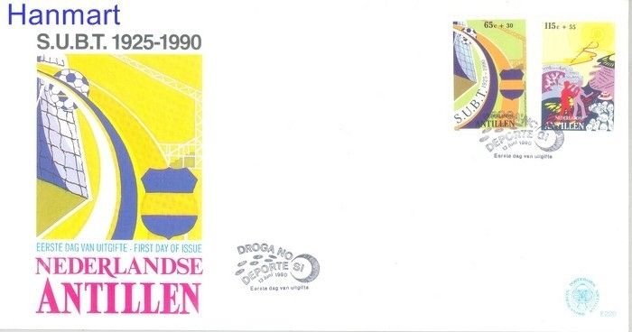 Znaczek Antyle Holenderskie 1990 Mi 688-689 FDC