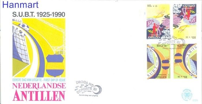 Znaczek Antyle Holenderskie 1990 Mi 668-689 FDC