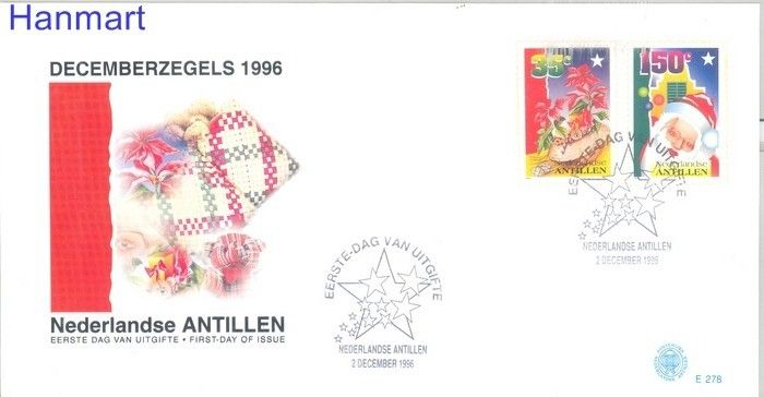 Znaczek Antyle Holenderskie 1996 Mi 882-883 FDC