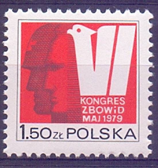 Znaczek Polska 1979 Mi 2626 Fi 2480 Czyste **