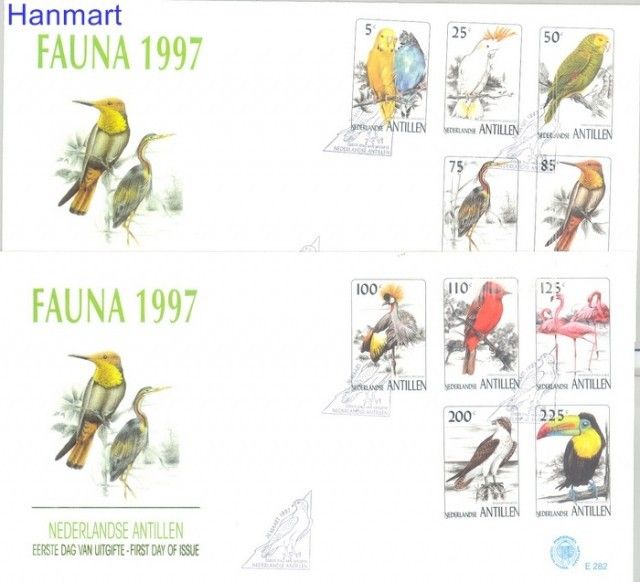 Znaczek Antyle Holenderskie 1997 Mi 892-901 FDC