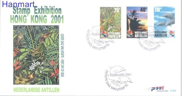 Znaczek Antyle Holenderskie 2001 Mi 1090-1092 FDC