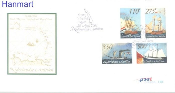 Znaczek Antyle Holenderskie 2001 Mi 1099-1102 FDC