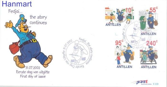Znaczek Antyle Holenderskie 2002 Mi 1146-1149 FDC