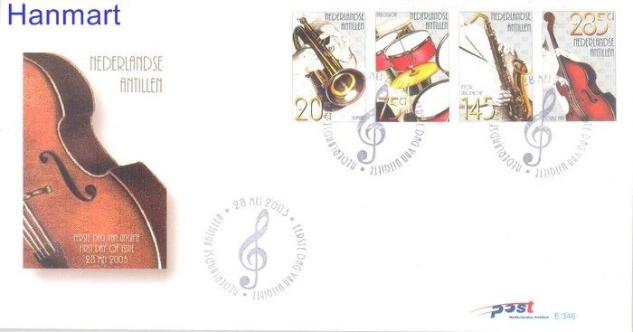 Znaczek Antyle Holenderskie 2003 Mi 1196-1199 FDC